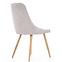 Stolička K285 tkanina/kov svetlý popol 56x49x91,3