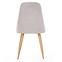 Stolička K285 tkanina/kov svetlý popol 56x49x91,4