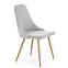 Stolička K285 tkanina/kov svetlý popol 56x49x91,5