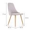 Stolička K285 tkanina/kov svetlý popol 56x49x91,8