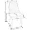 Stolička K285 tkanina/kov svetlý popol 56x49x91,9