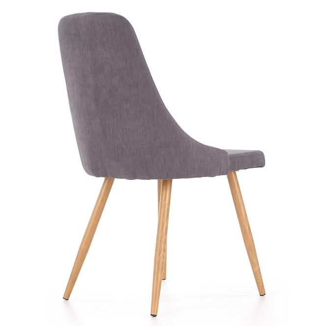 Stolička K285 tkanina/kov tmavý popol 56x49x91