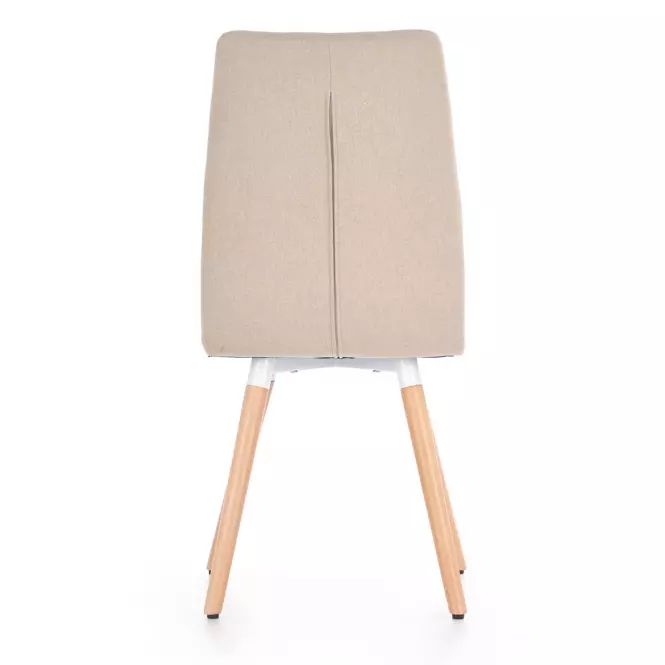 Stolička K282 tkanina/drevo béž 56x44x93