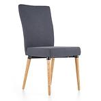Stolička K273 tkanina/drevo tmavý popol 45x60x95