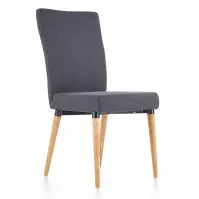 Stolička K273 tkanina/drevo tmavý popol 45x60x95