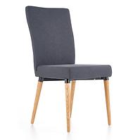 Stolička K273 tkanina/drevo tmavý popol 45x60x95