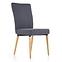 Stolička K273 tkanina/drevo tmavý popol 45x60x95