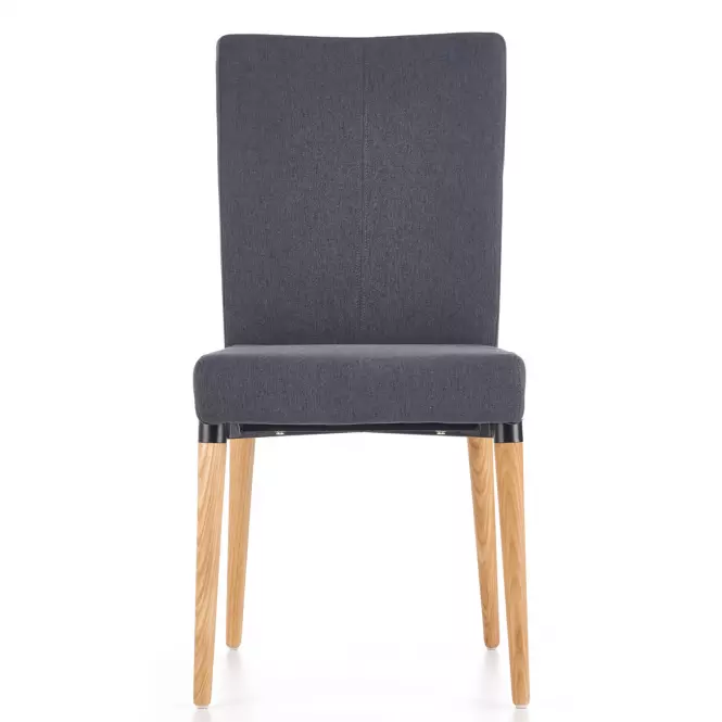 Stolička K273 tkanina/drevo tmavý popol 45x60x95