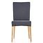 Stolička K273 tkanina/drevo tmavý popol 45x60x95,2