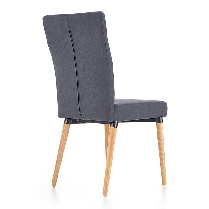 Stolička K273 tkanina/drevo tmavý popol 45x60x95