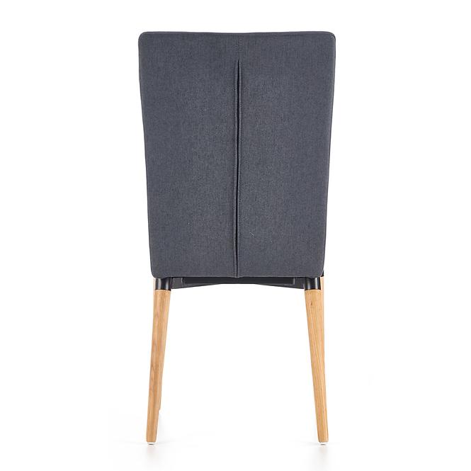 Stolička K273 tkanina/drevo tmavý popol 45x60x95