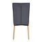 Stolička K273 tkanina/drevo tmavý popol 45x60x95,5