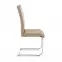 Stolička K85 kov/ekokoža cappucino 42x56x100,4