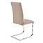 Stolička K85 kov/ekokoža cappucino 42x56x100,5