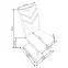 Stolička K224 kov/ekokoža popol 44x59x100,3