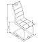 Stolička K349 tkanina/kov popol 42x60x97,3