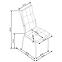 Stolička K416 velvet/kov popol 43x54x101,3