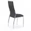 Stolička K209 kov/ekokoža čierna 43x54x101,2
