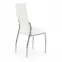 Stolička K209 kov/ekokoža biela 43x54x101,2