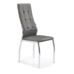 Stolička K209 kov/ekokoža popol 43x54x101
