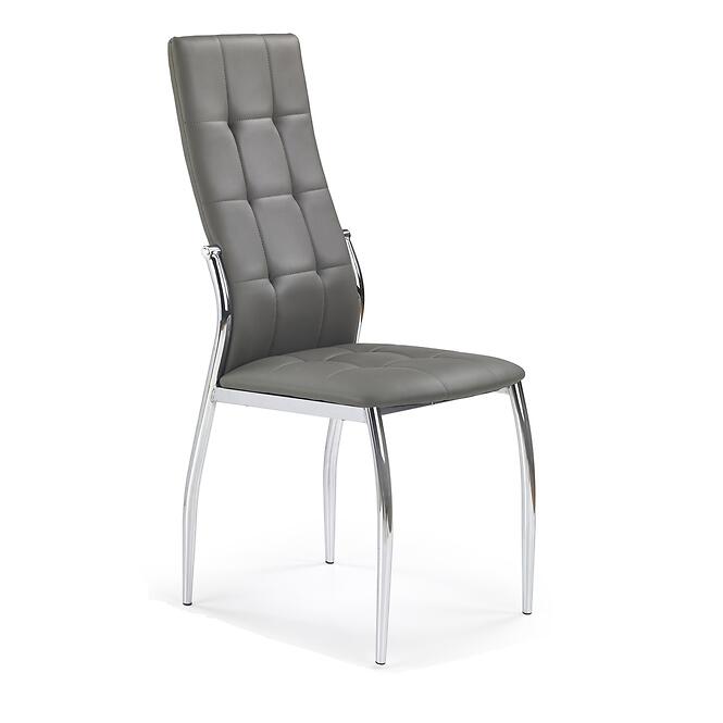 Stolička K209 kov/ekokoža popol 43x54x101