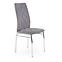 Stolička K309 tkanina/kov svetlý popol 43x57x97