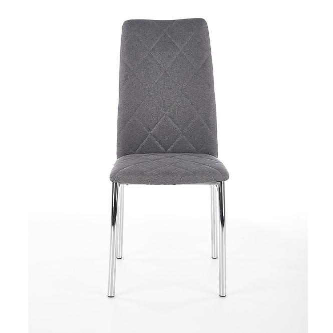 Stolička K309 tkanina/kov svetlý popol 43x57x97,2