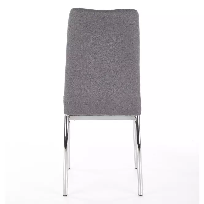 Stolička K309 tkanina/kov svetlý popol 43x57x97