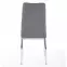 Stolička K309 tkanina/kov svetlý popol 43x57x97,3