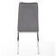 Stolička K309 tkanina/kov svetlý popol 43x57x97,3