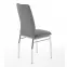 Stolička K309 tkanina/kov svetlý popol 43x57x97,4