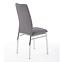 Stolička K309 tkanina/kov svetlý popol 43x57x97,4