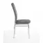 Stolička K309 tkanina/kov svetlý popol 43x57x97,5