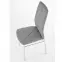 Stolička K309 tkanina/kov svetlý popol 43x57x97,6