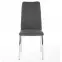 Stolička K309 tkanina/kov tmavý popol 43x57x97,4