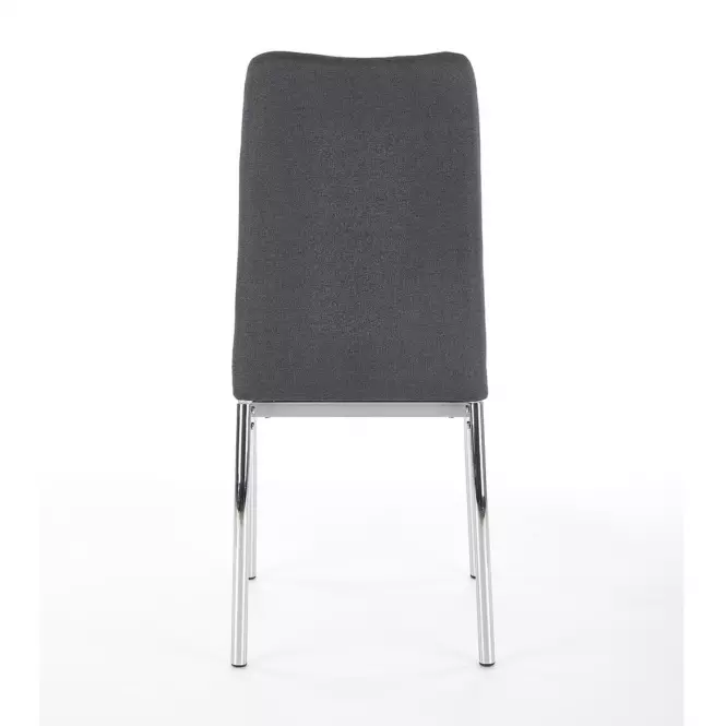 Stolička K309 tkanina/kov tmavý popol 43x57x97