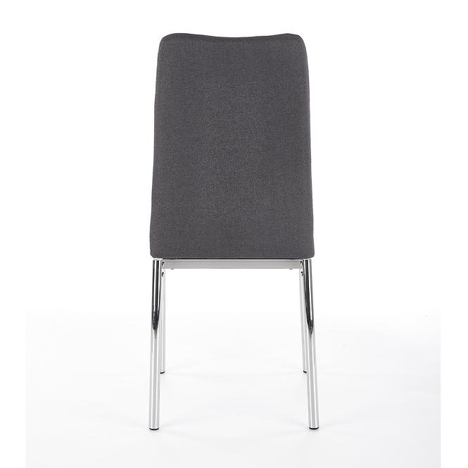 Stolička K309 tkanina/kov tmavý popol 43x57x97