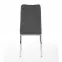 Stolička K309 tkanina/kov tmavý popol 43x57x97,5