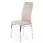 Stolička K309 tkanina/kov svetlá béž 43x57x97