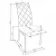 Stolička K309 tkanina/kov svetlá béž 43x57x97,11
