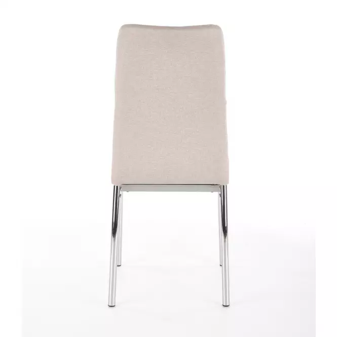 Stolička K309 tkanina/kov svetlá béž 43x57x97