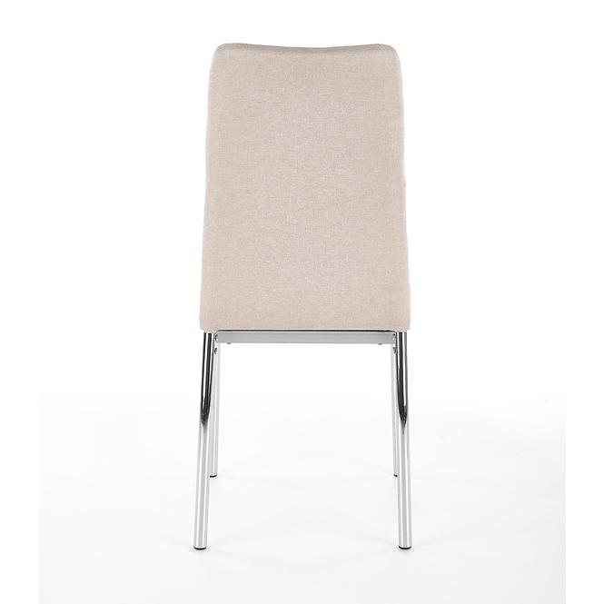Stolička K309 tkanina/kov svetlá béž 43x57x97