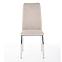 Stolička K309 tkanina/kov svetlá béž 43x57x97,5
