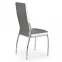 Stolička K210 kov/ekokoža popol-biela 43x54x101,2