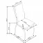 Stolička K210 kov/ekokoža popol-biela 43x54x101,4