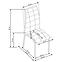 Stolička K186 kov/ekokoža popol-biela 42x63x96,3