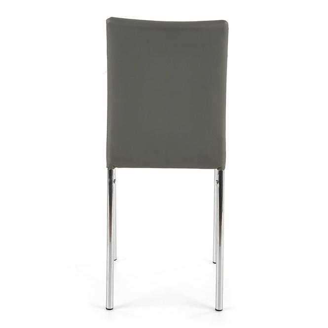 Stolička K137 kov/ekokoža popol 40x49x88