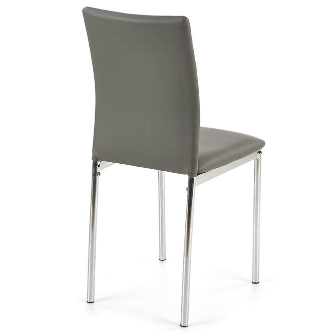 Stolička K137 kov/ekokoža popol 40x49x88