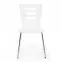 Stolička K155 kov/drevo biela 46x47x85,2