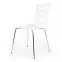 Stolička K155 kov/drevo biela 46x47x85,3